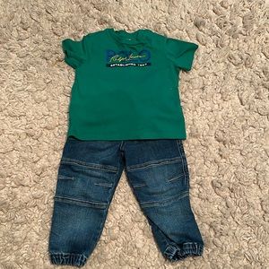 Ralph Lauren 2pc baby boy set